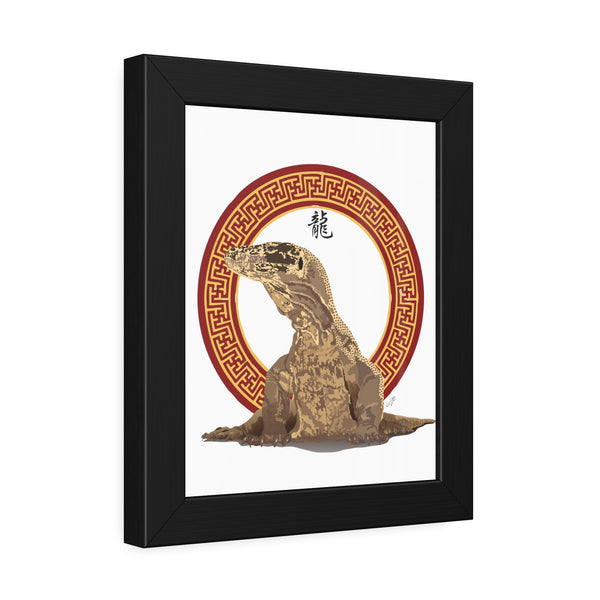 Komodo Dragon Framed Paper Posters
