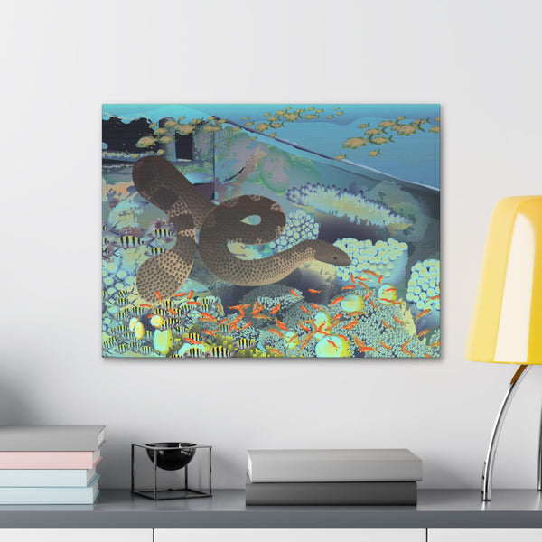 Sea Snake Canvas Gallery Wraps