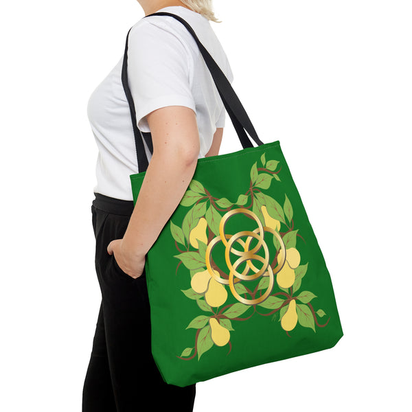 Five Golden Rings of Christmas Tote Bag