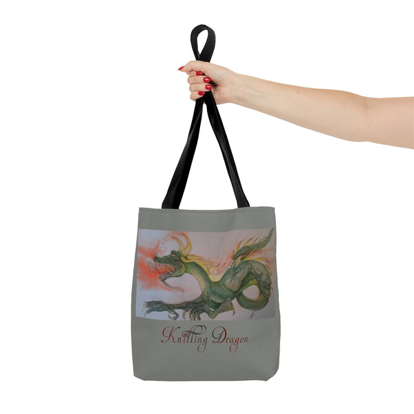 Noels Knitting Dragon AOP Tote Bag