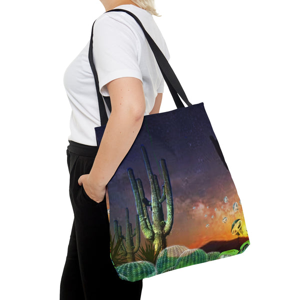 Cactus Glow AOP Tote Bag