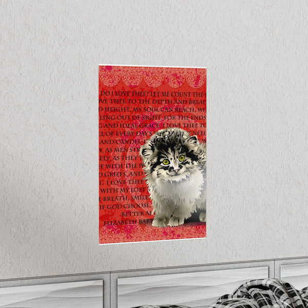 Pallas Cat Love Premium Matte vertical posters