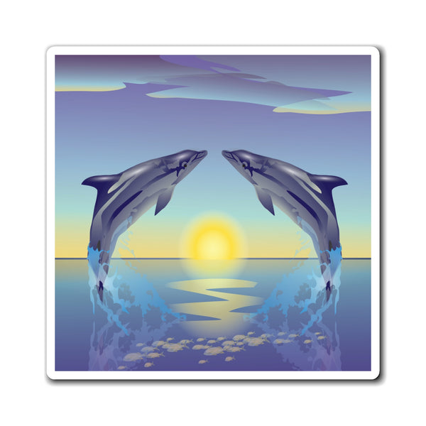 Dolphins Sun Magnet