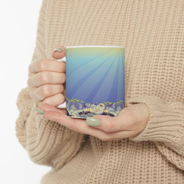 2 Dolphins Love Ceramic Mug 11oz