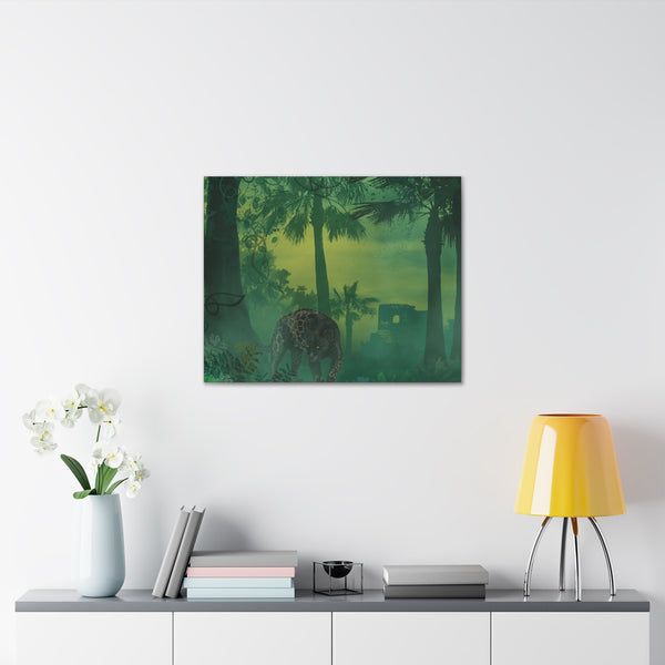 Jungle Panther Canvas Gallery Wraps