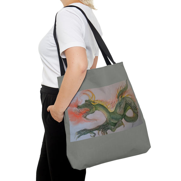 Doodle Dragon AOP Tote Bag