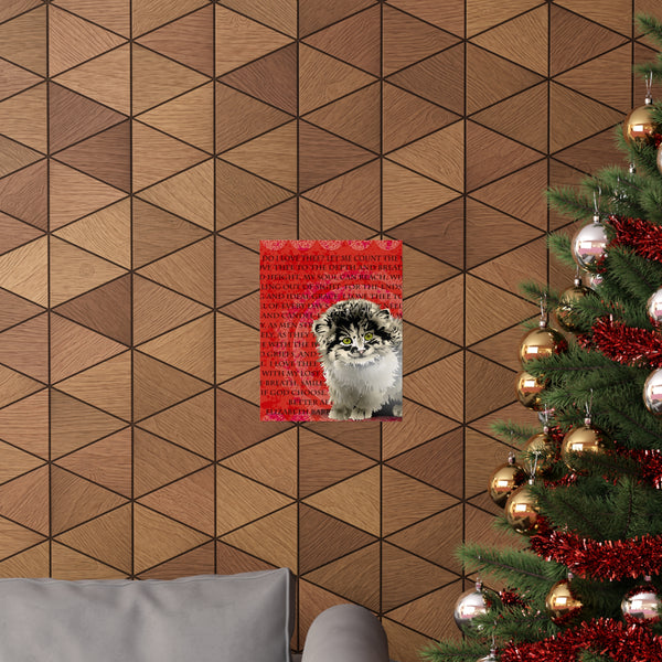 Pallas Cat Love Premium Matte vertical posters