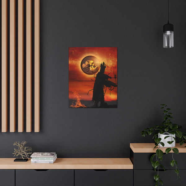 Snake Shaman Canvas Gallery Wraps