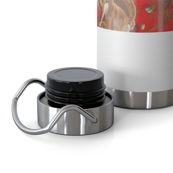 Hearts N Rabbits Copper Vacuum Insulated Bottle, 22oz