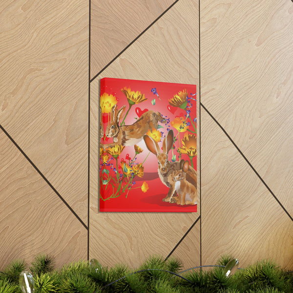 Jackrabbit Love  Canvas Gallery Wraps