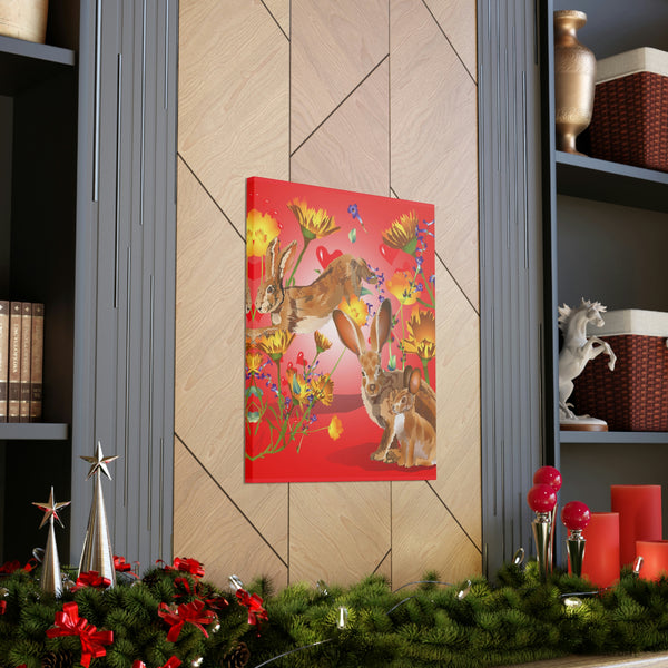 Jackrabbit Love  Canvas Gallery Wraps