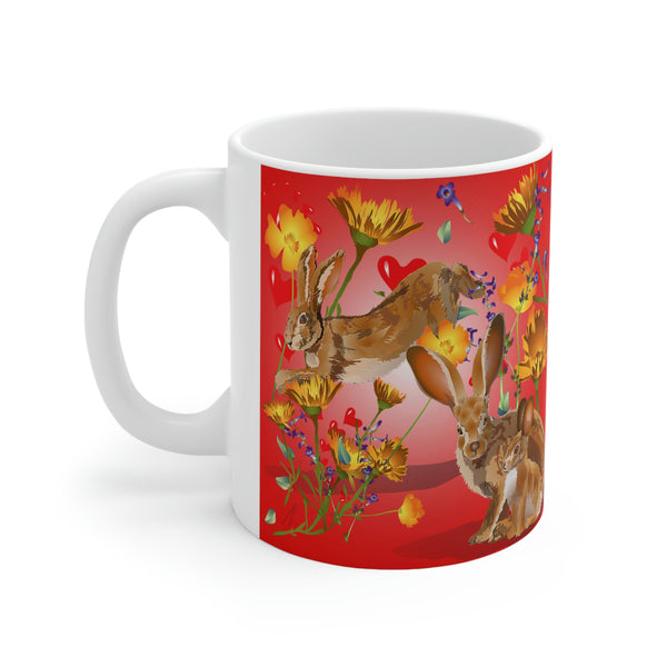 Jackrabbit Love Ceramic Mug 11oz
