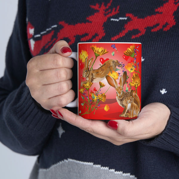 Jackrabbit Love Ceramic Mug 11oz