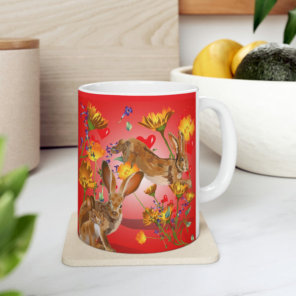Jackrabbit Love Ceramic Mug 11oz