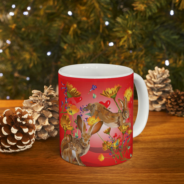 Jackrabbit Love Ceramic Mug 11oz