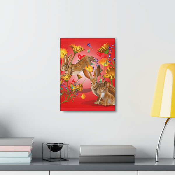 Jackrabbit Love  Canvas Gallery Wraps