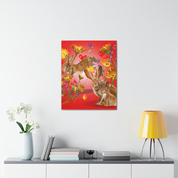 Jackrabbit Love  Canvas Gallery Wraps