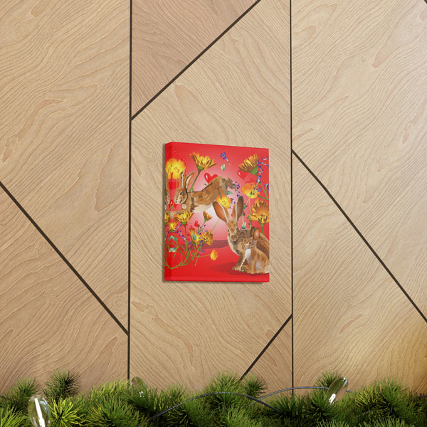 Jackrabbit Love  Canvas Gallery Wraps