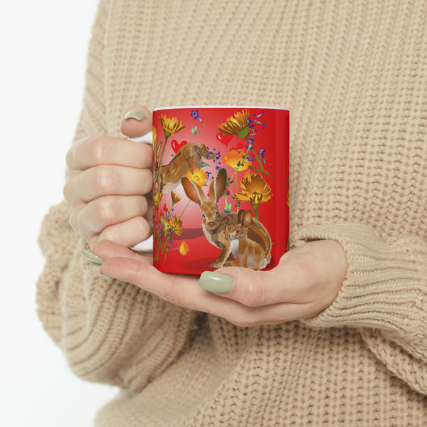 Jackrabbit Love Ceramic Mug 11oz