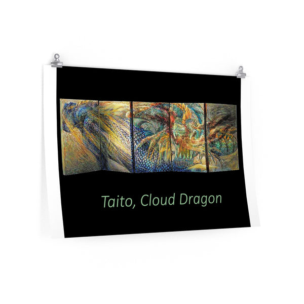 Cloud Dragon Premium Matte horizontal posters