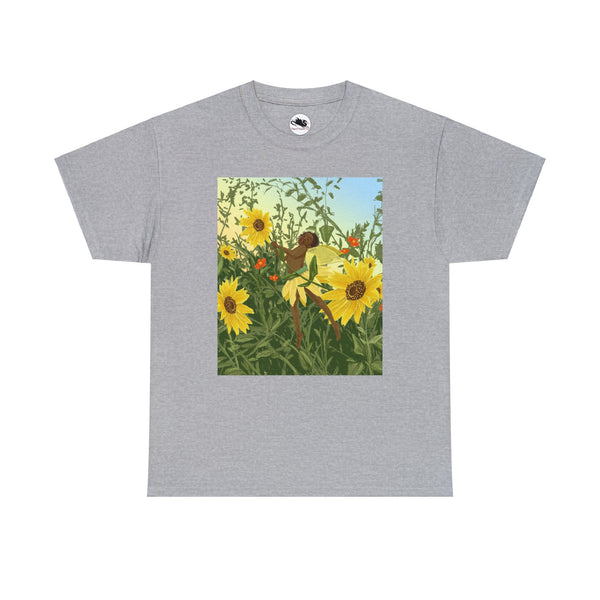 Sunflower Fairy Unisex Heavy Cotton Tee