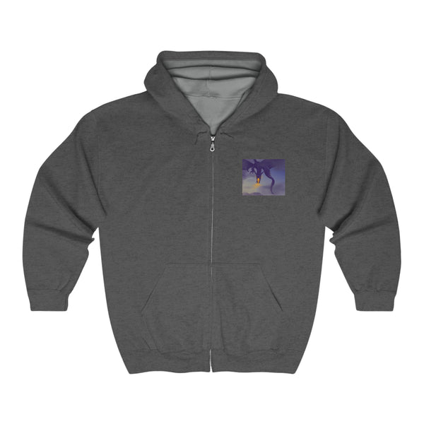 Flying Dragon Unisex Heavy Blend™ Full Zip Hooded Sweatshirt