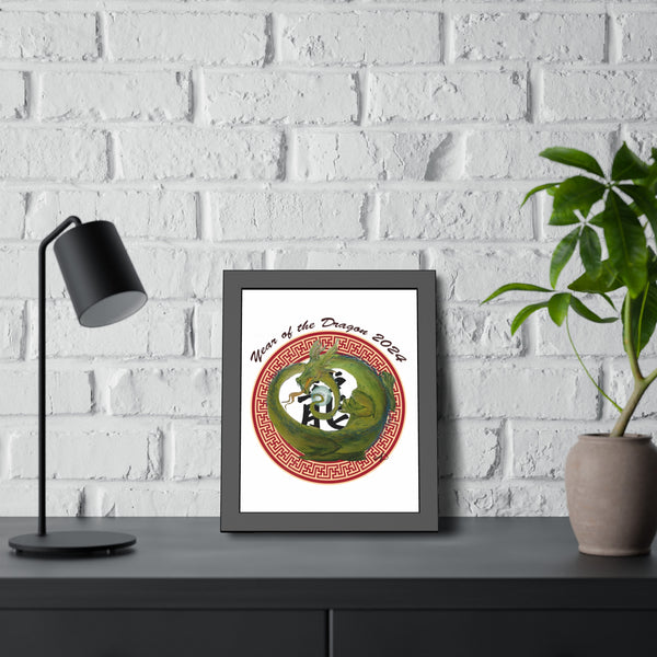 Lunar Dragon Framed Paper Posters