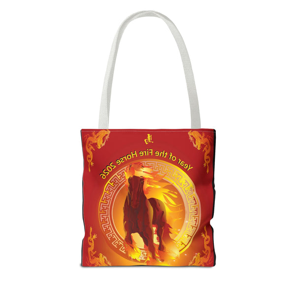 Fire Horse Year Tote Bag – 2026 Lunar New Year Zodiac Tote