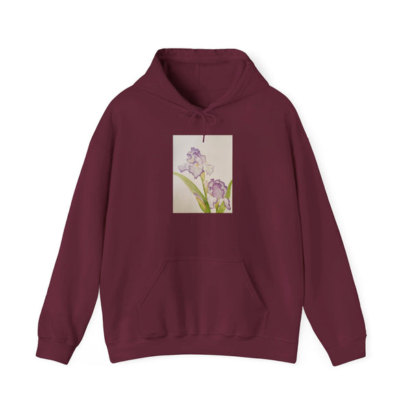 Purple Iris Unisex Heavy Blend™ Hooded Sweatshirt