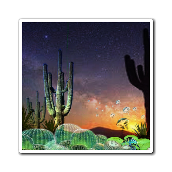 Cactus Glow Magnet