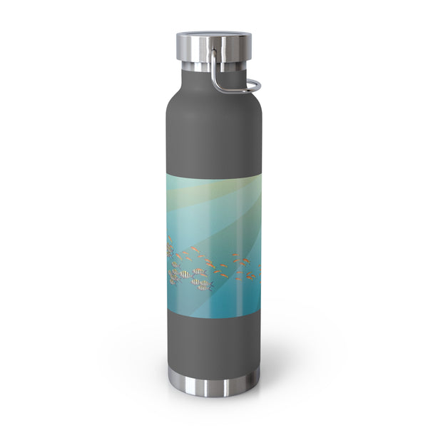 Go Confidently Copper Vacuum Insulated Bottle, 22oz