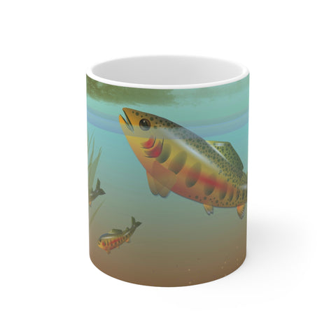 Golden Trout Ceramic Mug 11oz