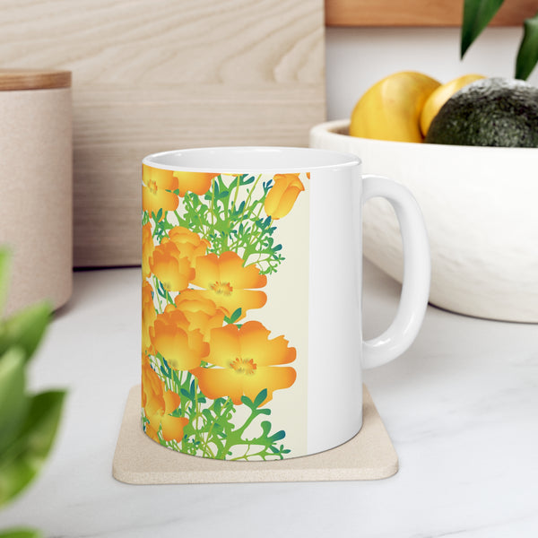 Poppy Ceramic Mug 11oz