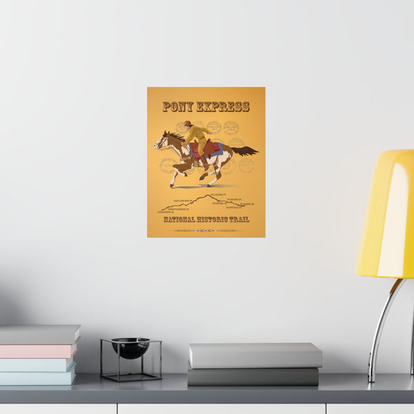 Pony Express Premium Matte vertical posters