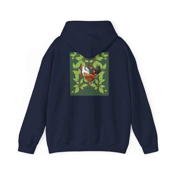 Three French Hens  Unisex Heavy Blend™ Hooded Sweatshirt