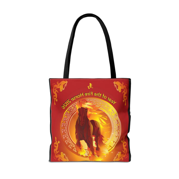 Fire Horse Year Tote Bag – 2026 Lunar New Year Zodiac Tote
