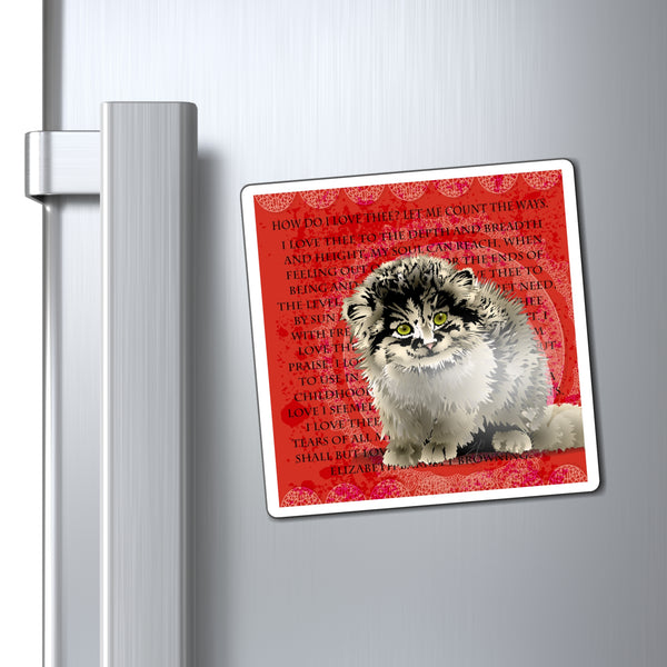 Pallas Cat Love Magnet