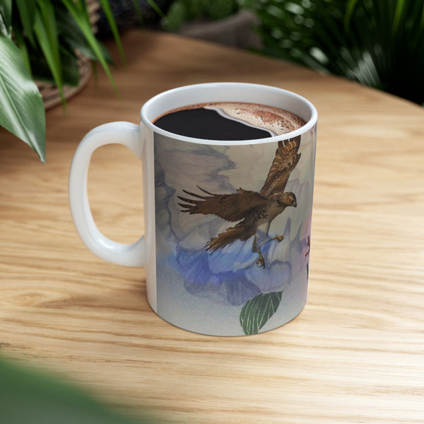 Hawk Goddess Ceramic Mug 11oz