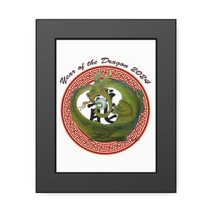 Lunar Dragon Framed Paper Posters