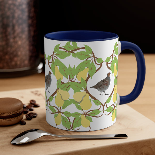 Partridge in a Pear Tree Accent Coffee Mug, 11oz