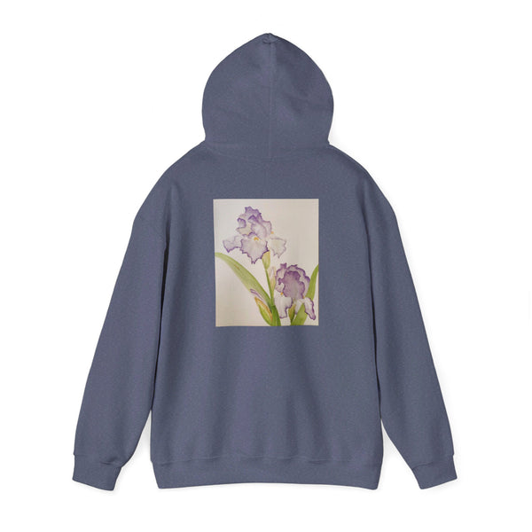 Purple Iris Unisex Heavy Blend™ Hooded Sweatshirt