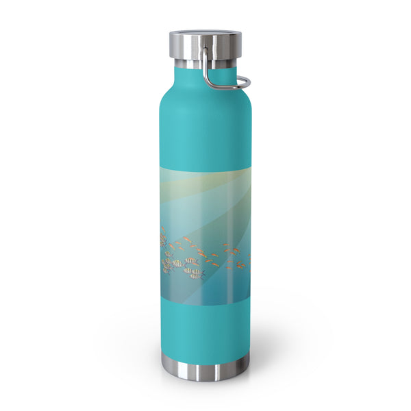 Go Confidently Copper Vacuum Insulated Bottle, 22oz