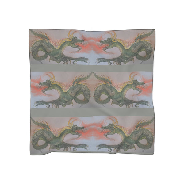 Doodle Dragon Poly Scarf