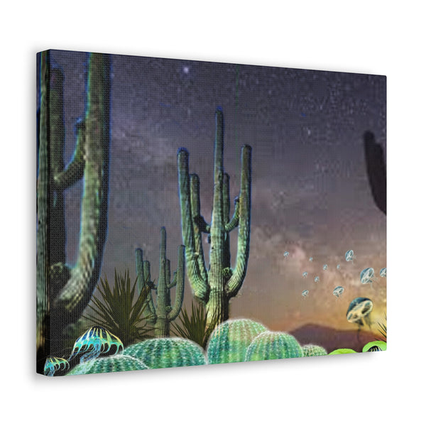 Cactus Glow Gallery Wraps