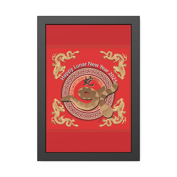 Lunar Year of the Snake Framed Paper Posters