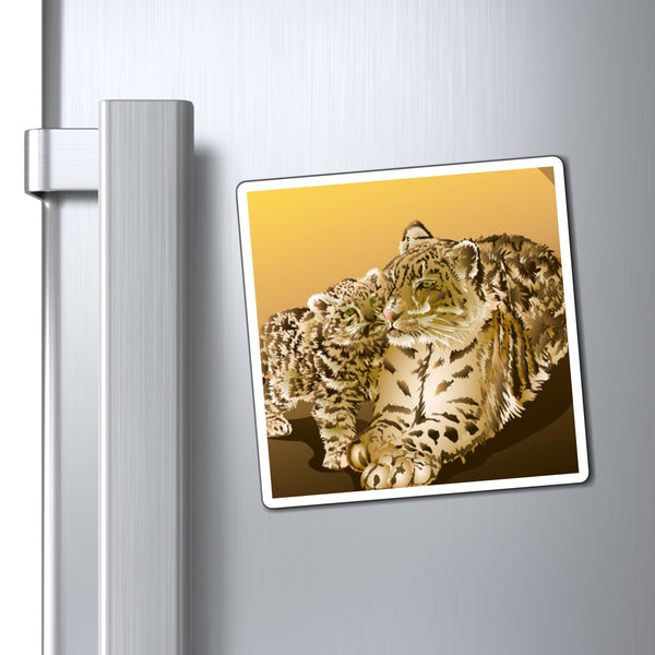 Amur Leopard Love Magnet