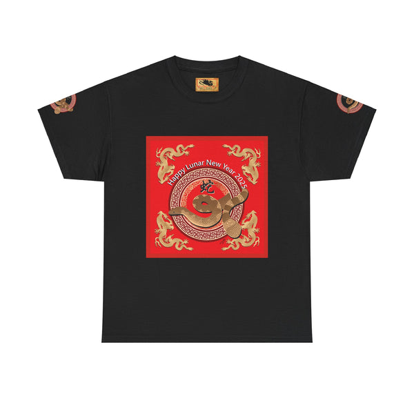 Lunar New Year of the Snake Unisex Heavy Cotton Tee