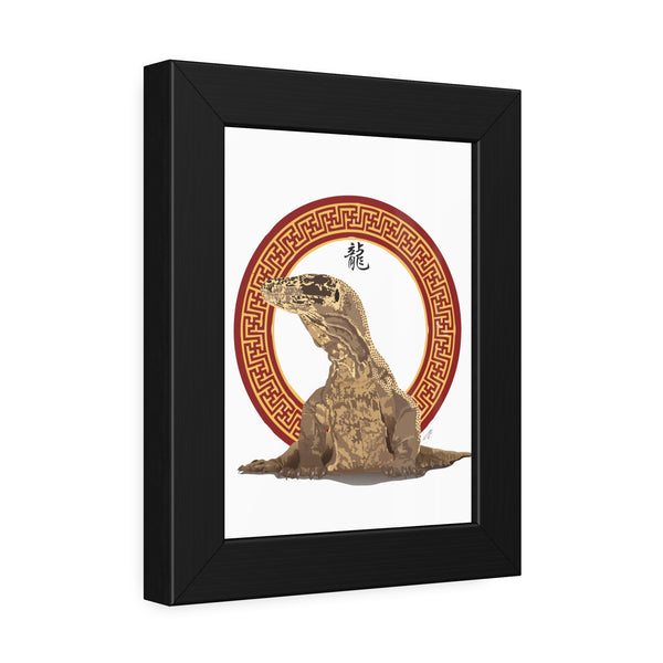 Komodo Dragon Framed Paper Posters