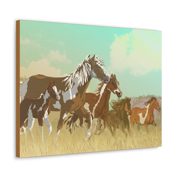 Mustang Family Gallery Wraps