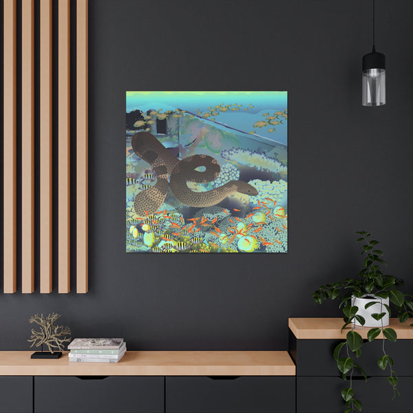 Sea Snake Canvas Gallery Wraps